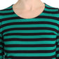 Dolce & Gabbana Elegant Striped Cashmere Silk Sweater