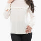 Silk Blouse With Ruffle