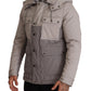 Dolce & Gabbana Elegant Lightweight Gray Windbreaker Jacket