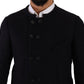 Dolce & Gabbana Elegant Dark Grey Alpaca Blend Jacket