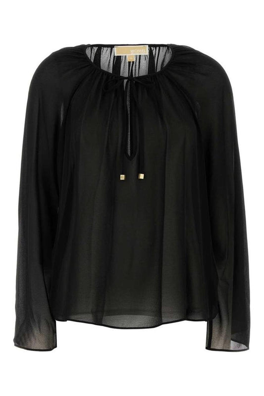 Michael Michael Kors Georgette V-Neck Blouse