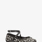 Collette Leopard Print Calf Hair Ballet Flat