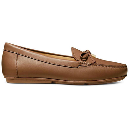 Womens Slip-On Logo Loafers