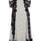 Dolce & Gabbana Floral Lace Silk Blend Maxi Dress