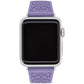 Women's Signature Purple Silicone Strap for Apple Watch, 38, 40, 41mm