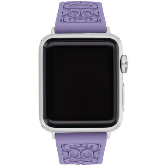 Women's Signature Purple Silicone Strap for Apple Watch, 38, 40, 41mm