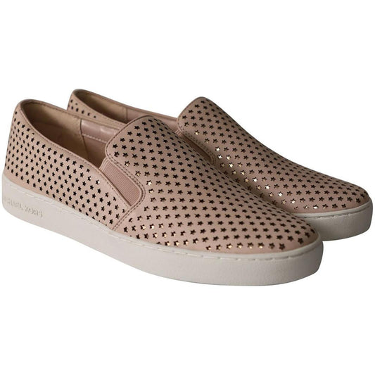 Michael Kors Keaton Slip On Sneakers in Pink Leather