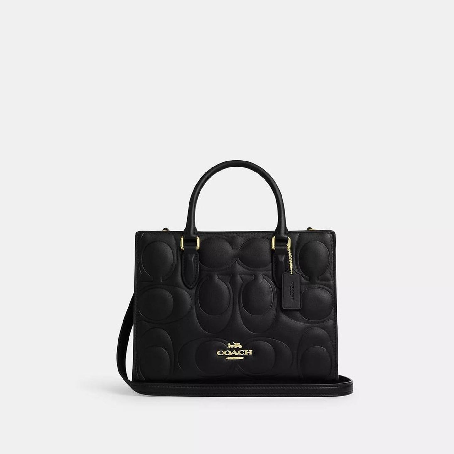 Maggie Small Tote Bag In Signature Leather