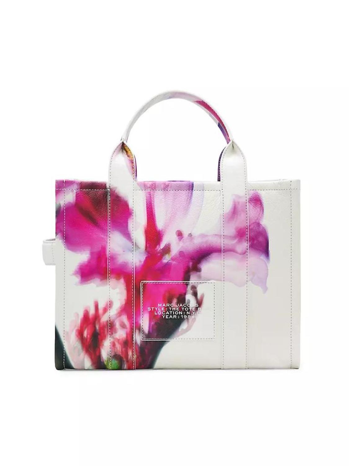 The Medium Floral Leather Tote Bag