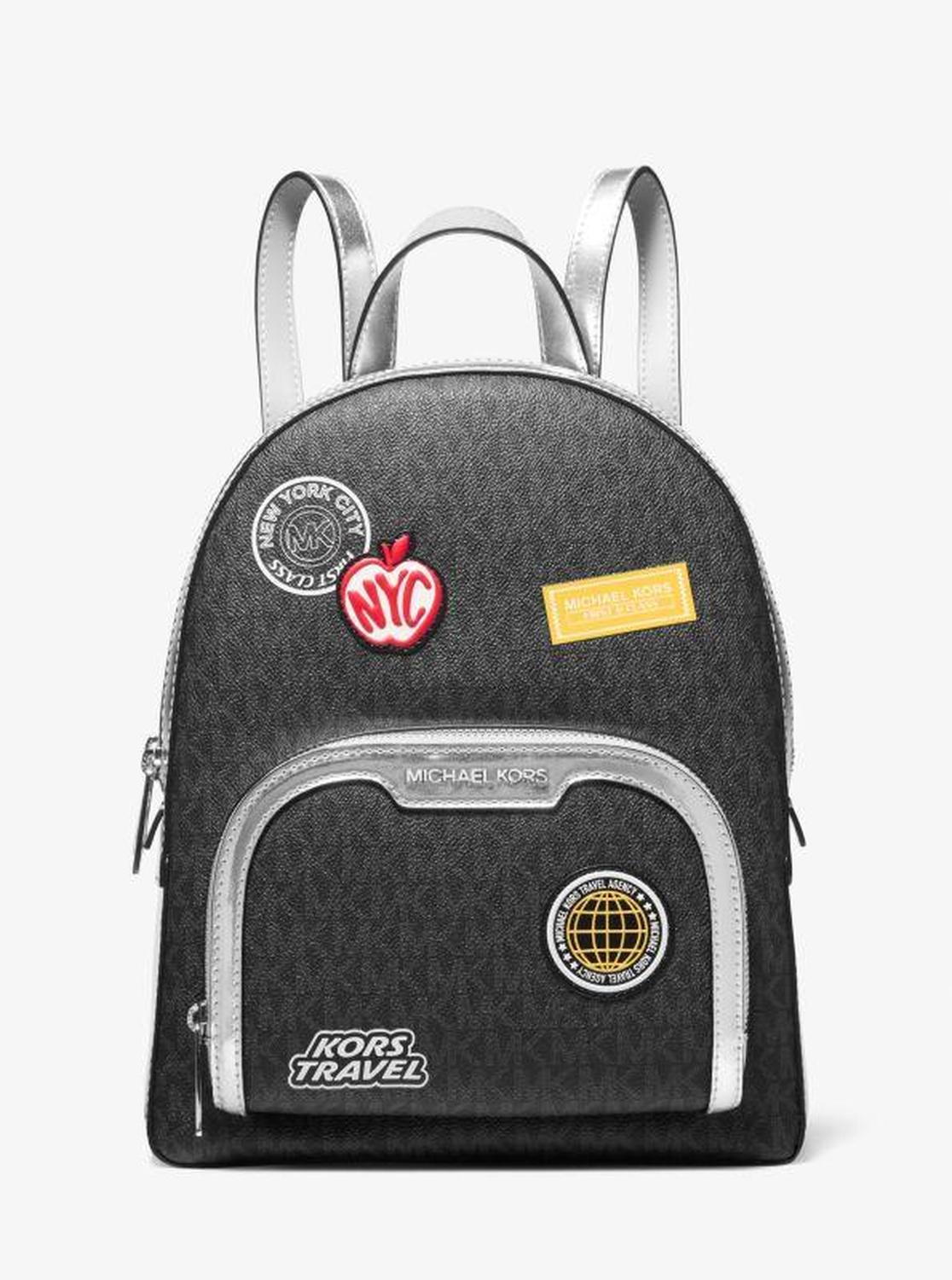 Jaycee Medium Embellished Signature Logo Backpack