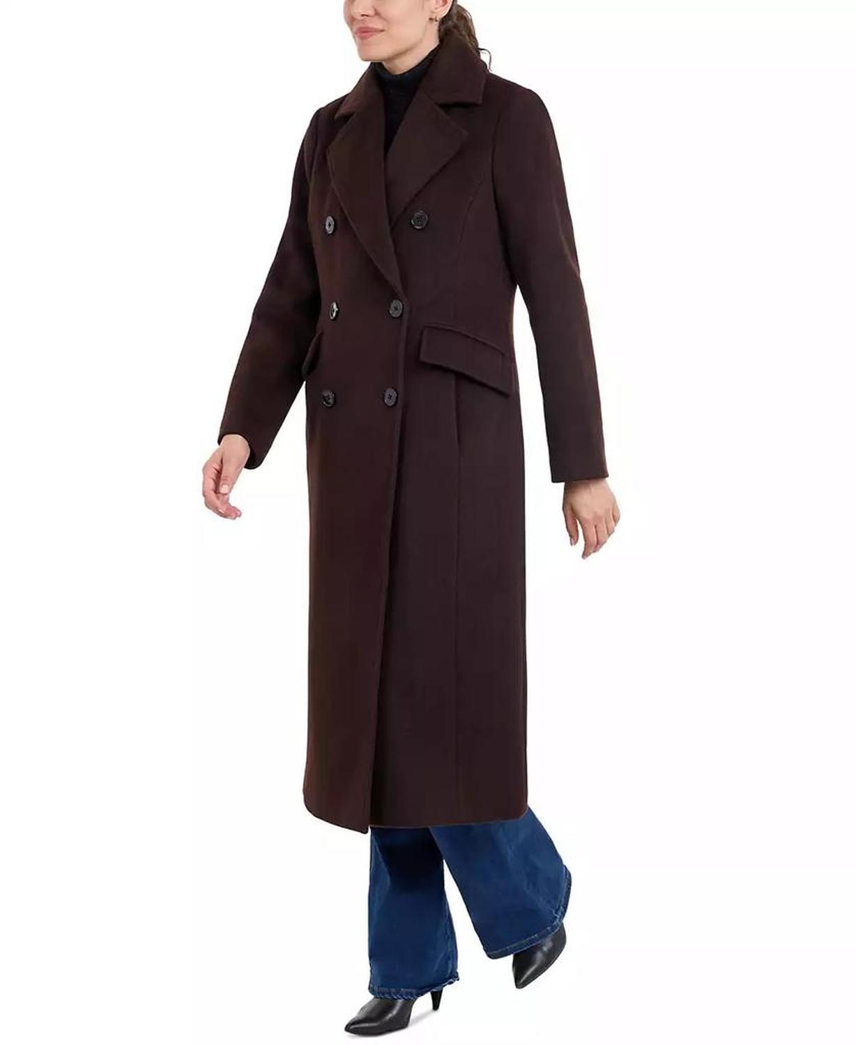 Women's Double-Breasted Maxi Coat