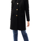 Love Moschino Black Wool Women Coat