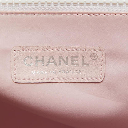 Chanel Pink/  Terry Cloth Canvas Tote