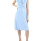 Womens Bubble Crepe Midi Midi Dress