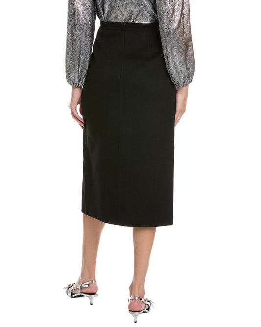 Michael Kors Collection Scissor Wool Skirt