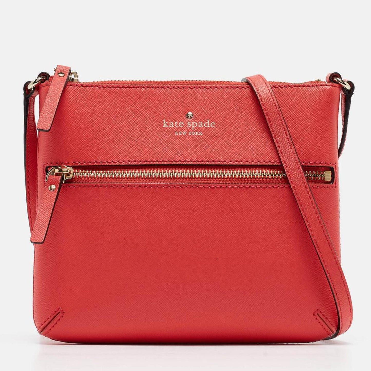 Kate Spade Coral Pink Leather Cedar Street Tenley Crossbody Bag