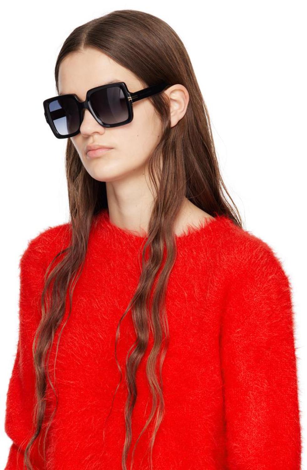 Black Rectangular Sunglasses