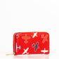 Trussardi Red Leather Women Wallet