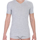 Bikkembergs Gray Cotton Men T-Shirt