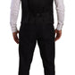 Dolce & Gabbana Elegant Black Silk Blend 3-Piece Suit