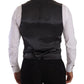 Dolce & Gabbana Elegant Striped Double-Breasted Dress Vest