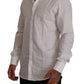 Dolce & Gabbana Elegant White Cotton Dress Shirt - Slim Fit