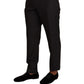 Dolce & Gabbana Elegant Grey Wool Dress Trousers