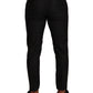 Dolce & Gabbana Elegant Gray Check Slim Fit Trousers