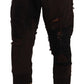 Dolce & Gabbana Elegant Distressed Patchwork Denim Jeans