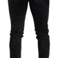 Dolce & Gabbana Sleek Slim-Fit Designer Jeans in Black Gray