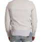 Diesel Exquisite White Leather Biker Jacket