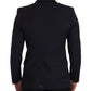 Dolce & Gabbana Sleek Navy Martini Slim Fit Wool Blazer