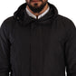 Dolce & Gabbana Elegant Black Parka Hooded Jacket