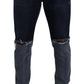 Dolce & Gabbana Chic Slim Fit Tattered Denim