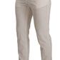 Dolce & Gabbana Elegant Slim Fit Cotton Trousers