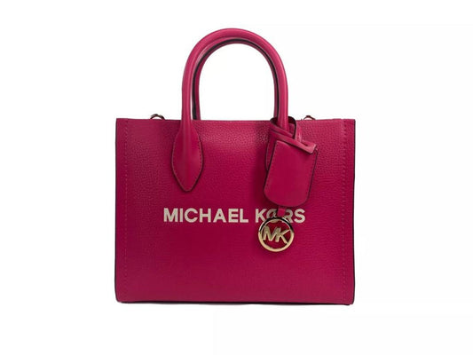 Michael Kors Mirella Small Leather Top Zip Shopper Tote Women's Bag