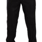 Dolce & Gabbana Elegant Striped Wool-Silk Dress Pants