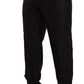 Dolce & Gabbana Elegant Striped Wool-Silk Dress Pants