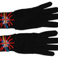 Dolce & Gabbana Elegant Black Virgin Wool Gloves