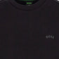 Hugo Boss Elegant Black Cotton Round Neck Sweatshirt