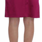 Dolce & Gabbana Elegant Pencil Skirt in Black and Pink