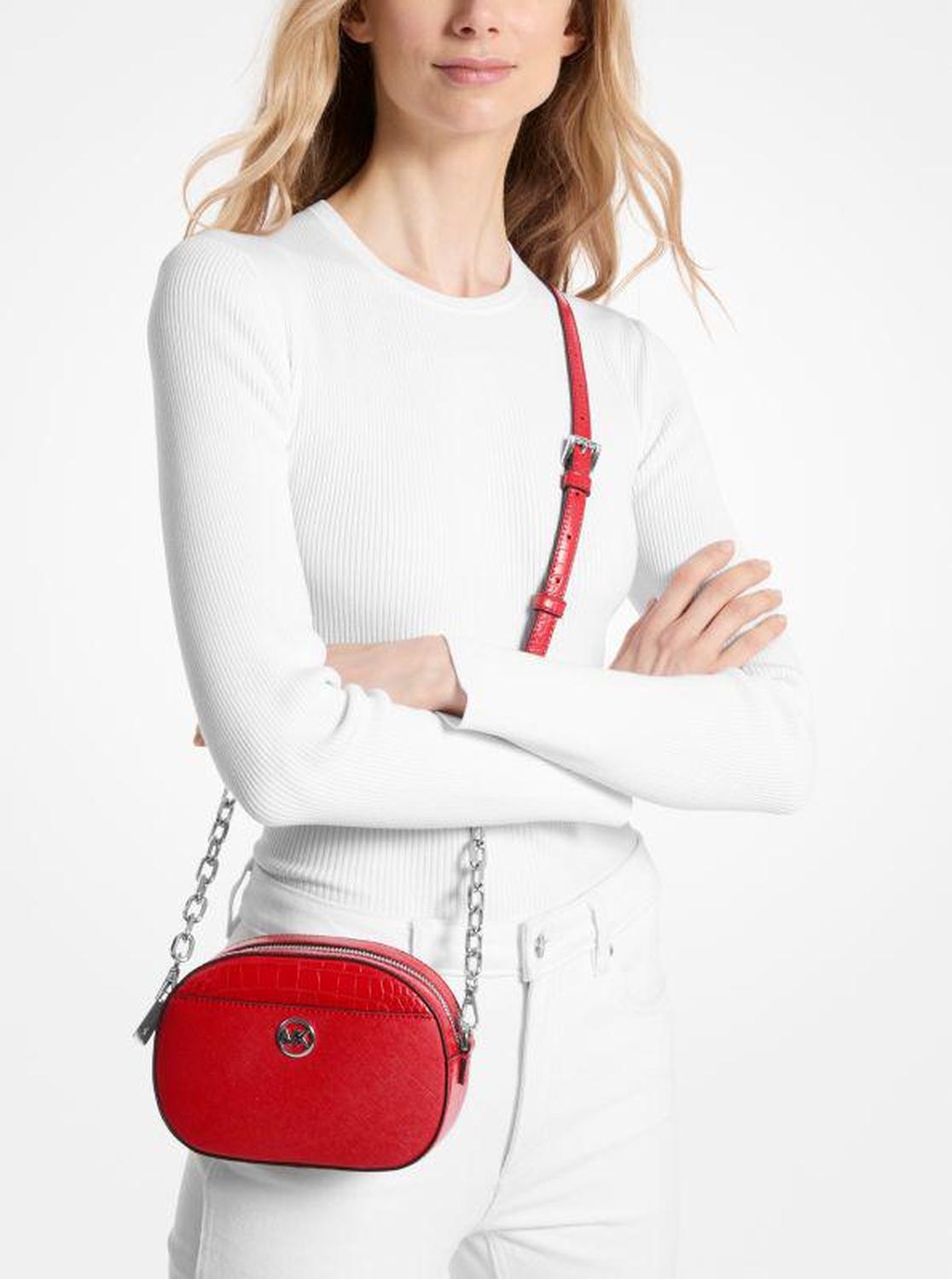 Jet Set Glam Leather Crossbody Bag