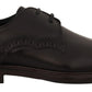 Dolce & Gabbana Elegant Black Derby Dress Shoes