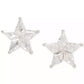 Silver-Tone Cosmos Stud Earrings