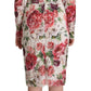 Dolce & Gabbana Elegant Sheath Lace Floral Midi Dress