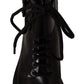 Dolce & Gabbana Elegant Black Leather Ankle Boots