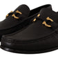 Salvatore Ferragamo Elegant Black Calf Leather Loafers