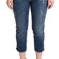 Dolce & Gabbana Elegant Mid-Waist Cropped Denim