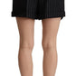 Dolce & Gabbana Elegant High-Waisted Striped Bermuda Shorts