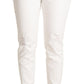 Dolce & Gabbana Elegant White Skinny Denim Jeans